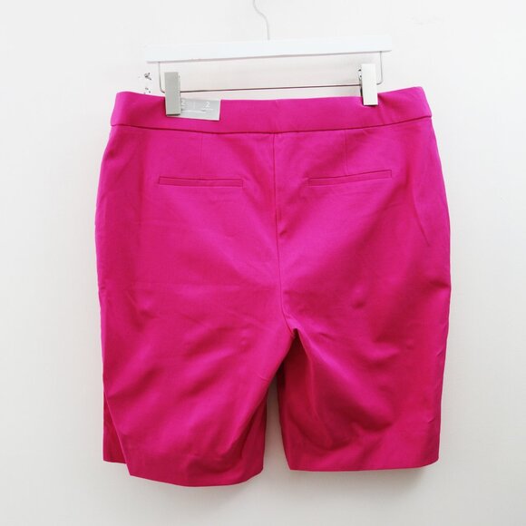 Chicos Secret Stretch Bermuda Shorts Berry Pink (Sz 12 Chico 2) NWT! - Picture 2 of 9